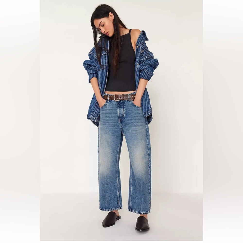 NWOT Free People We The Free Deep Trance Dropped Boyfriend  Women's Size 27
